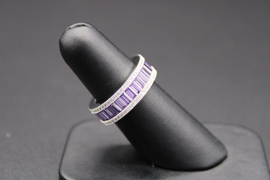 Amethyst Eternity Ring