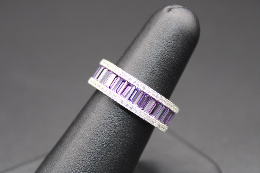 Amethyst Eternity Ring