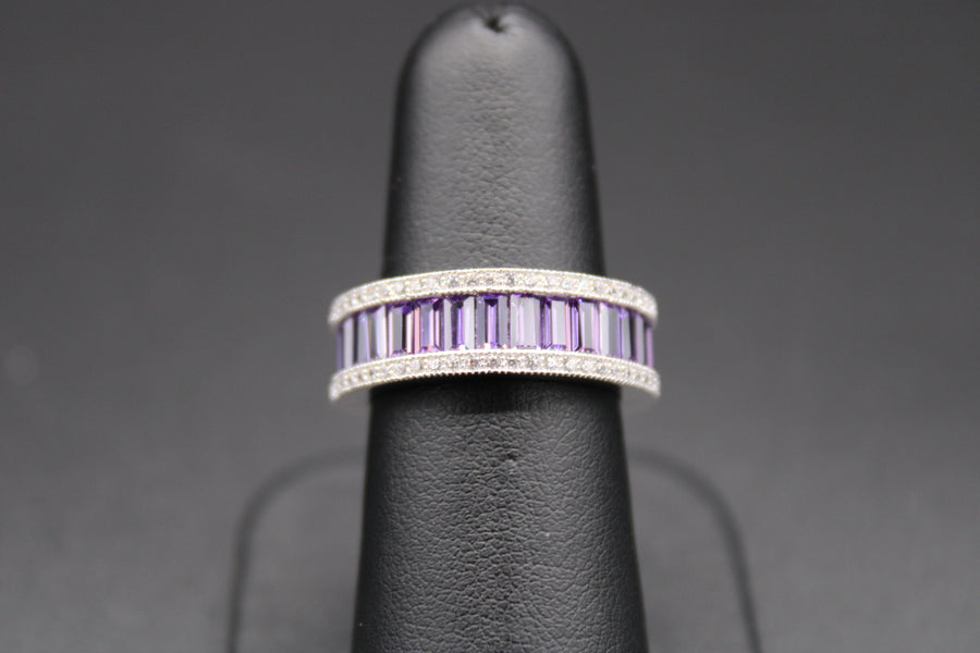 Amethyst Eternity Ring